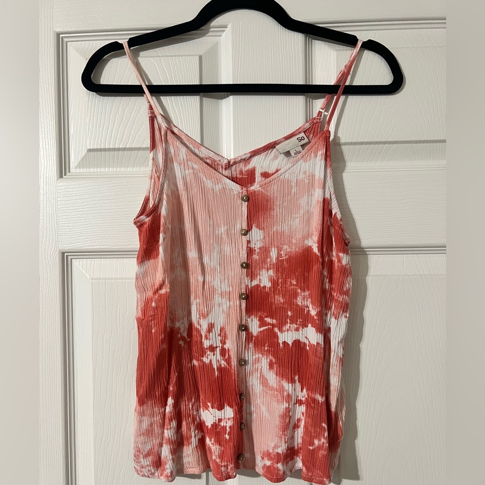 SO Juniors Large Pink Tank Top